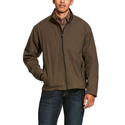 Ariat Rebar Stretch Canvas - Softshell Jas DonkerBruin Heren - 34171-847